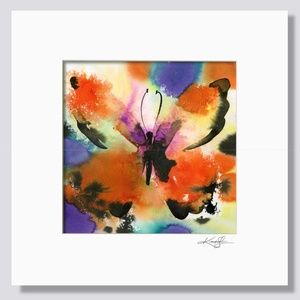 Original Watercolor Butterfly Painting, Kathy Morton Stanion - Butterfly Song 2